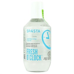 Ополаскиватель для полости рта Укрепление эмали Fresh o’clock SPASTA 400 мл - фото 20808