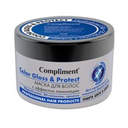 Compliment Маска для волос Color Gloss &amp;amp; Protect с эффектом ламинации 500 мл